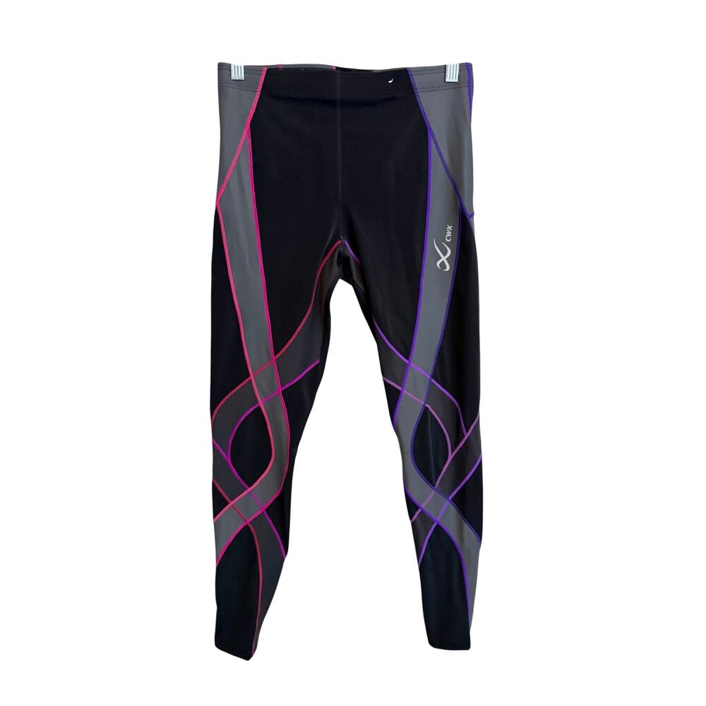 CW-X Endurance Generator Compression Leggings L Black Sport Athletic Training